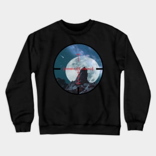 Through Telescope Lens Crewneck Sweatshirt